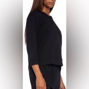 Wilt Women's Oversized Crop Sweater Crew Neck Sweatshirt Size XS